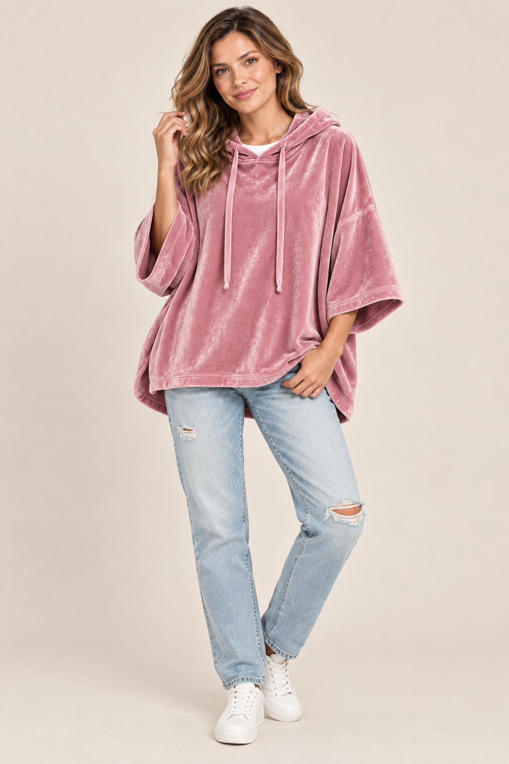 Emese | Voľná oversize mikina s kapucňou